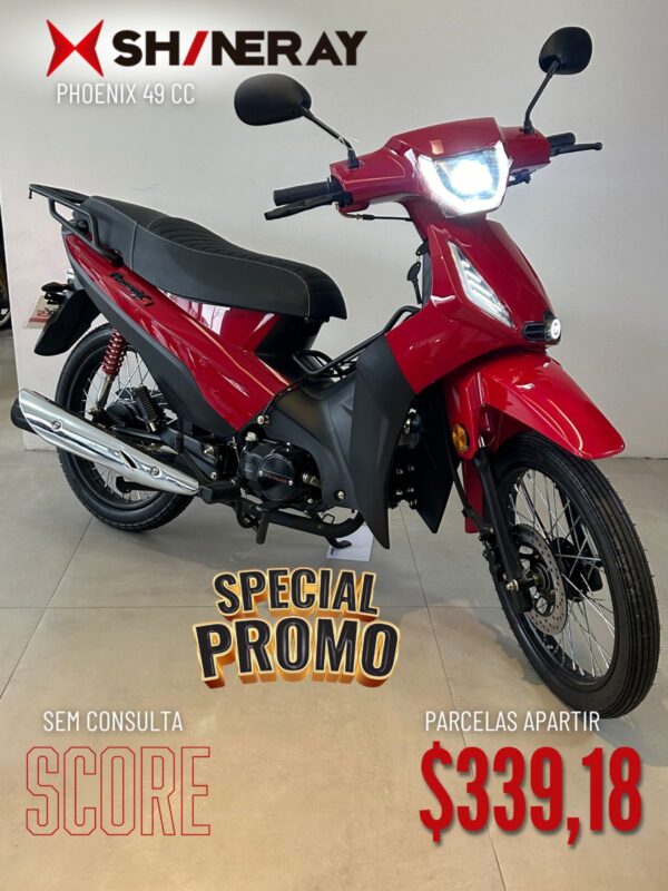PHOENIX S 49 CC SHINERAY | Á PARTIR DE R$339,00 MENSAL