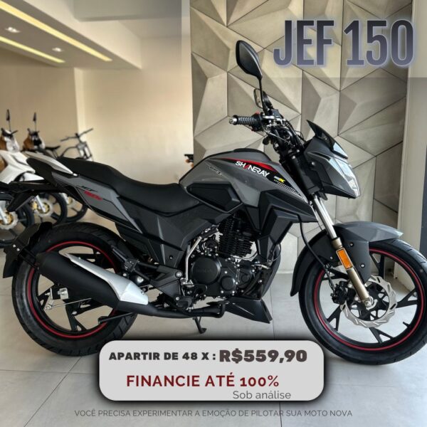 JEF SS 150.CC 2025 SHINERAY | Á PARTIR DE R$559,00 MENSAL